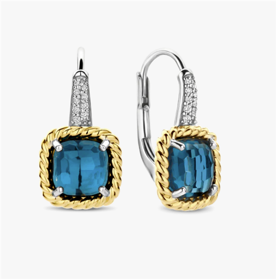 Boucles d'oreilles Ti Sento Milano Femme in Argent Topazio blu 78042DB - 78042DB